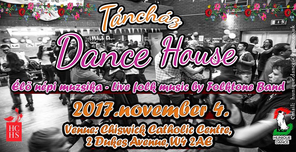 November 4. – Dance House – Táncház november 4. London